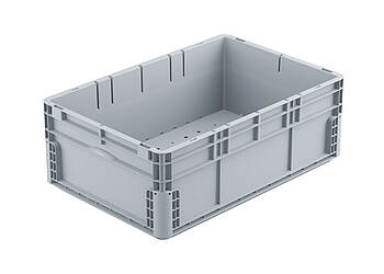 Plný plastový kontejner pro automatizované sklady 600 x 400 x 220 mm - Plastový plný kontejner pro automatizované sklady - řada contecline
