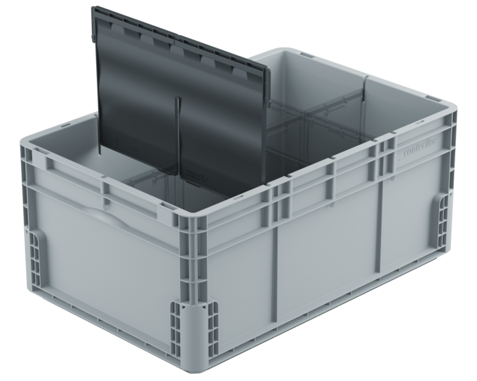 Přepážka pro plastové kontejnery contecline 388 x 230 mm - Pro kontejnery contecline - výška 270 mm