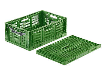 Vkládací kontejner Clever-Fresh-Box 600 x 400 x 230 mm - Skládací přepravka Clever Fresh Box Advance - ideální volba pro bezpečné skladování a přepravu potravin