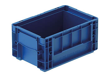 Automobilové plastové kontejnery s hladkým dnem VDA-RL-KLT 300 x 200 x 147 mm - VDA-RL-KLT 3147