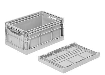 Vkládací kontejner Clever-Retail-Box 600 x 400 x 285 mm - Plastový skládací box pro e-shopy - Clever-Retail-Box