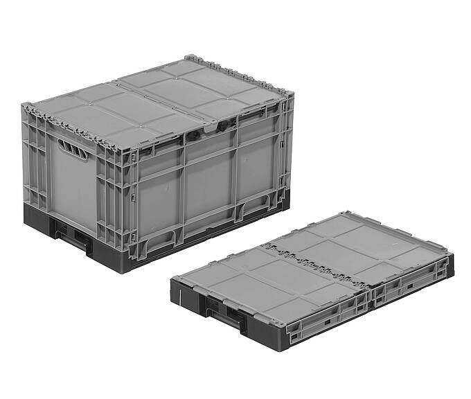 Euro boxy 600 x 400 x 340 mm - Skládací plastový kontejner pro bezpečnou přepravu zboží - Clever Move Box