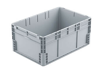 Plný plastový kontejner pro automatizované sklady 600 x 400 x 270 mm - Plastový plný kontejner pro automatizované sklady - řada contecline