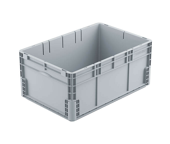 Plný plastový kontejner pro automatizované sklady 600 x 400 x 270 mm