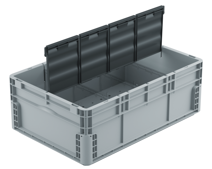 Přepážka pro plastové kontejnery contecline 586 x 180 mm - Pro kontejnery contecline - výška 220 mm