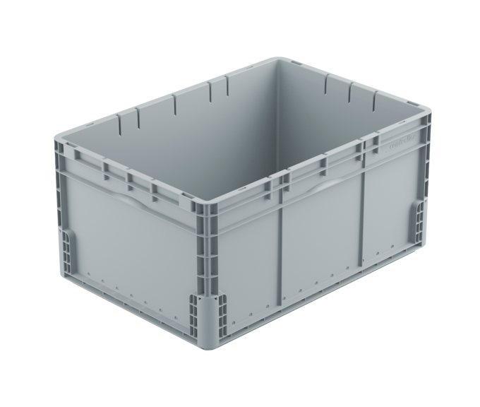 Plný plastový kontejner pro automatizované sklady 650 x 450 x 320 mm