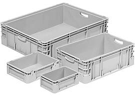 Plastové boxy pro automatické otevřené skladování - bekuplast entry