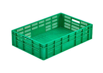 Perforované kontejnery na ovoce a zeleninu 600 x 400 x 150 mm - N-150