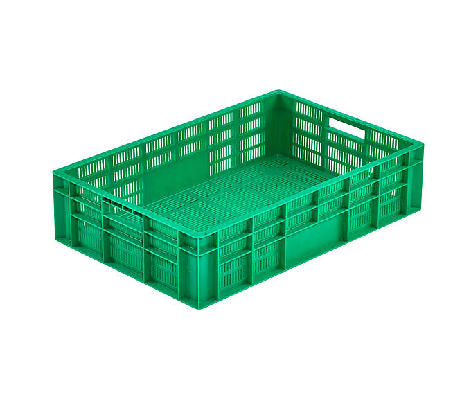 Perforované kontejnery na ovoce a zeleninu 600 x 400 x 150 mm - N-150