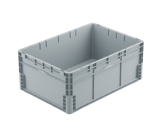 Plný plastový kontejner pro automatizované sklady 650 x 450 x 270 mm - Plastový plný kontejner pro automatizované sklady - řada contecline