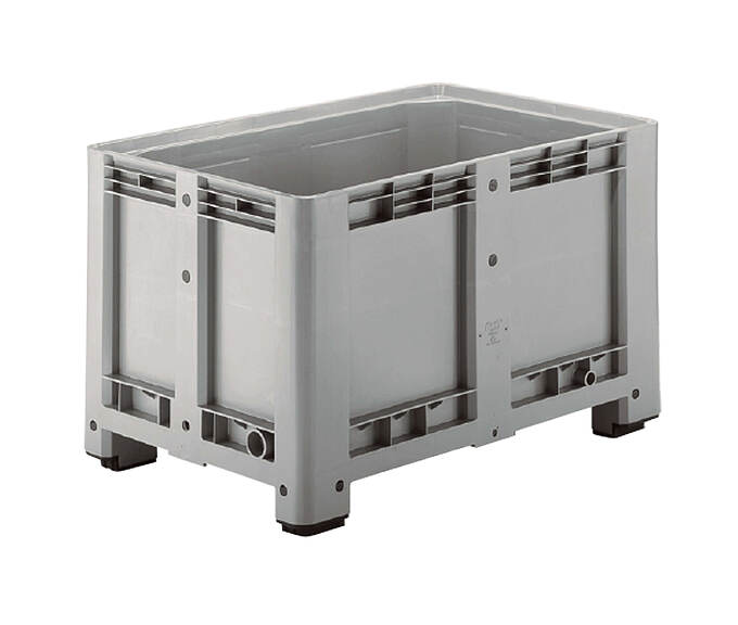 Plastová skříňová paleta / Velký kontejner pro průmysl 1200 x 800 x 760 mm - Velký plastový box