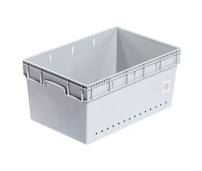 Stohovací a vkládací kontejnery a vkládací kontejnery 600 x 400 x 285 mm - Stohovatelný a hnízdící kontejner pro použití ve skladech AKL